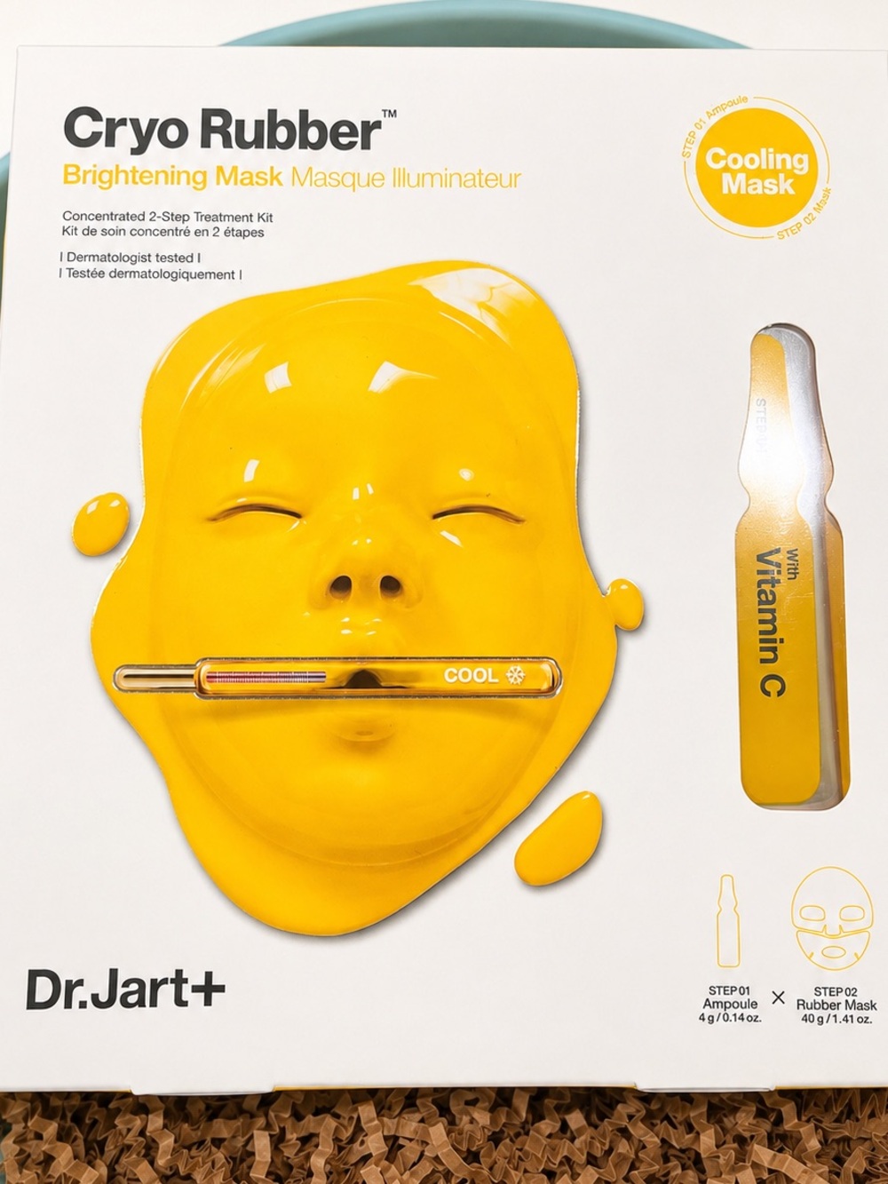 Dr.Jart+ Cryo Rubber™ Brightening Cooling Korean Face Mask With Niacinamide~$17